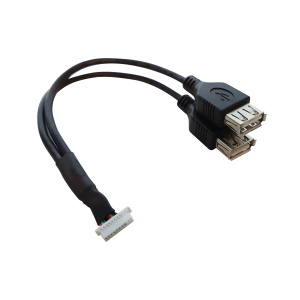 USB 2.0 ピン ヘッダー ケーブル (UART なし)