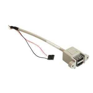 USB 2.0 排針電纜 (EP-CBUSB10PFL01)