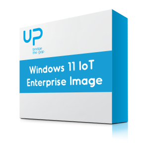 Windows 11 IoT Enterprise OS w/ commercial license (Preinstallation Service): For UP products based on Intel® Atom®, Celeron® and Pentium® Processors